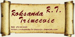 Roksanda Trimčević vizit kartica